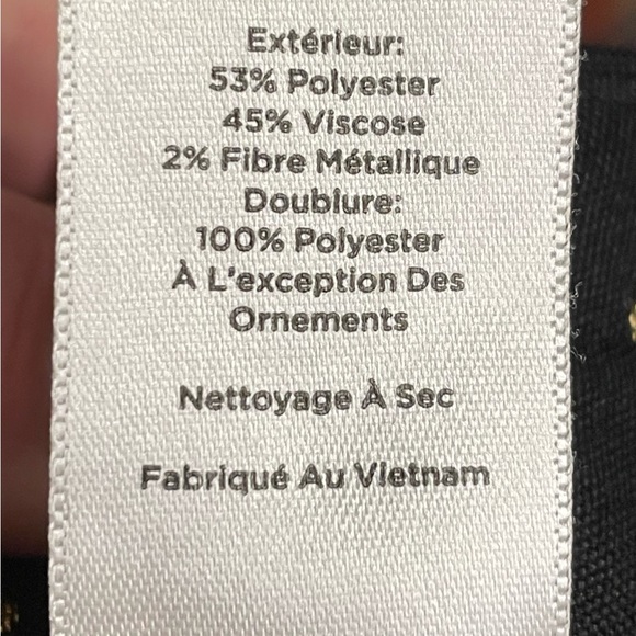 Talbots black ankle pants with golden specks size 12P - Picture 11 of 12